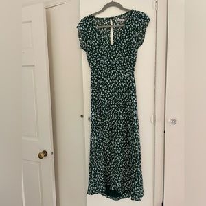Reformation Green Wellfleet Dress